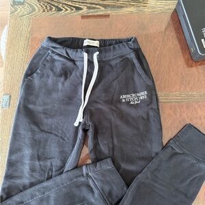 Abercrombie & Fitch Black Joggers
